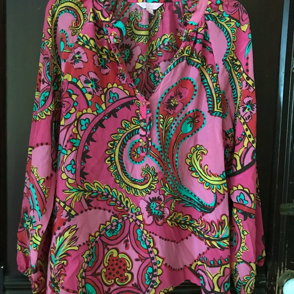 Lilly Pulitzer Paisley Blouse